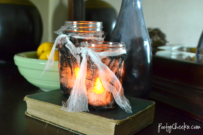 Cheesecloth Luminaries by www.poofycheeks.com