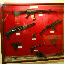 Some of Pablo Escobar's many guns. He purchased the papers for every one of the little guns in the middle that was manufactured; if he found somebody using one he would kill them.