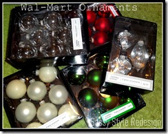 wal mart ornaments