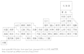 [AA]日本地図