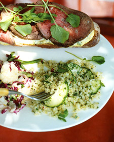 Quinoa and cucumber salad stands up well to travel Quinoa and cucumber salad stands up well to travel