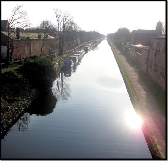 The view from Sale Bridge on a sunny winter afternoon