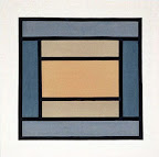 elevator (open), 1996, acrylic on canvas, 32 x 32 in.