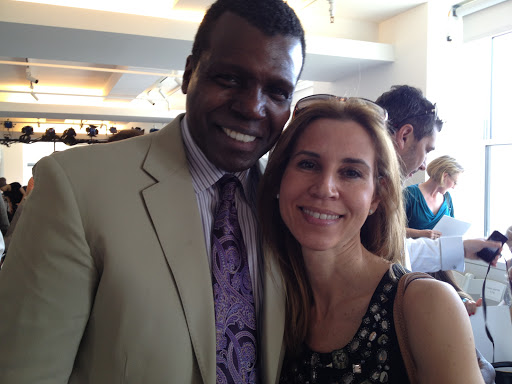 Mark Ingram of Mark Ingram Atelier in NYC and Elena Karafotias of Ultimate Bride in Chicago.