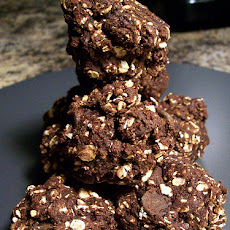 Vegan Brownie-Oat Cookies