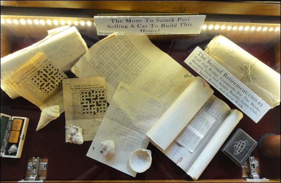 Crossword memorabilia on display at Katari Heritage Hall