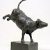 Object: 21219 - Dansende koe - 26 cm - € 1395.=