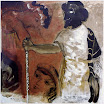 Orpheus und Circe, 2009. �l/Papier/Cotton, 100 x 100 cm.