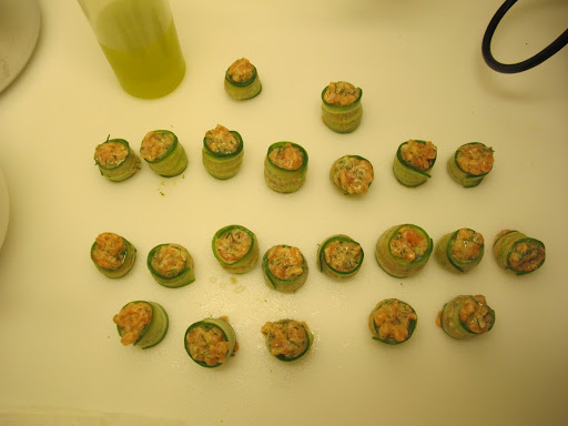 Light and bite-sized appetizers are important for any party, so that your guests don't get too impatient for dinner.