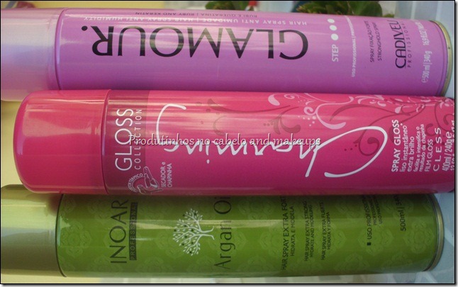 Spray pra cabelos Spray pra cabelos