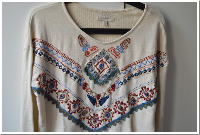 Zara Hippie Sweatshirt, Zara Sweatshirt, Zara hoodies, Zara sale sweatshirt, Hippie style, Isabel Marant Style, Isabel Marant inspired