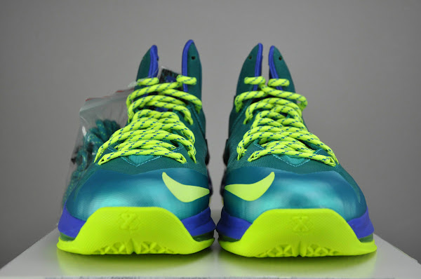 Nike LeBron X PS Elite Sport TurquoiseVoltViolet Force