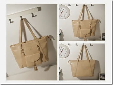 BI 3444 ALMOND(192.000)-Material PU Leather Bottom Width 37 Cm Height 27 Cm Thickness 14 Cm Handle 24 Cm Weight 0.75 (6)