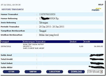 bukti profit4u 20 juni 11