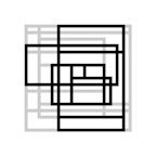 rectangle study 3, 2011, digital c-print (single edition), 40 x 40 in.