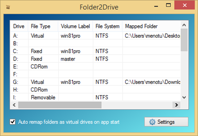 برنامج تحويل الفولدر إلى بارتشن Folder2Drive