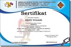 Contoh Sertifikat Pramuka Pengujian Laksana Contoh Sertifikat Pramuka Pengujian Laksana