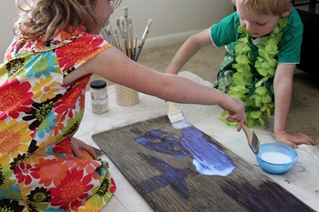 Adding a sealer to wood