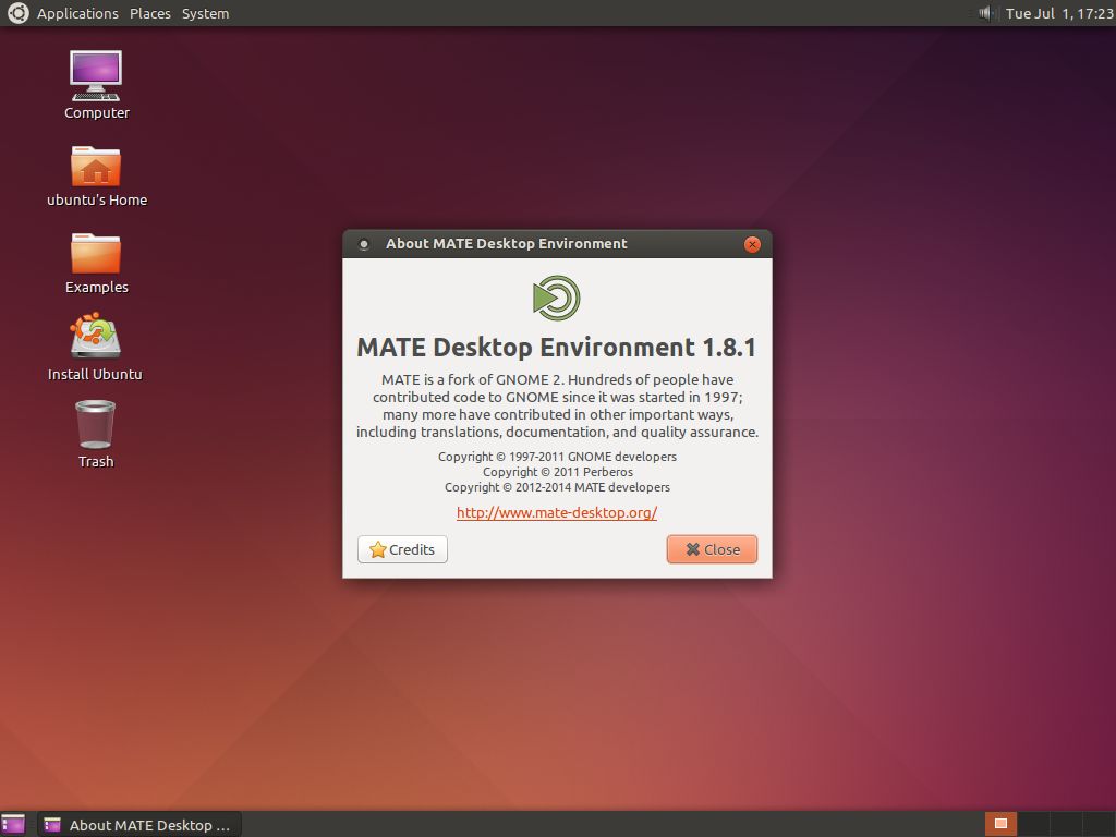 Ubuntu MATE Remix 14.10