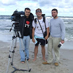 ...i pamiątkowe zdjęcie: Pan Michał i Pan Ernest. Chłopaki dzięki za dorwanie mnie na tej plaży he:-) no i poświęcony dla mnie czas.