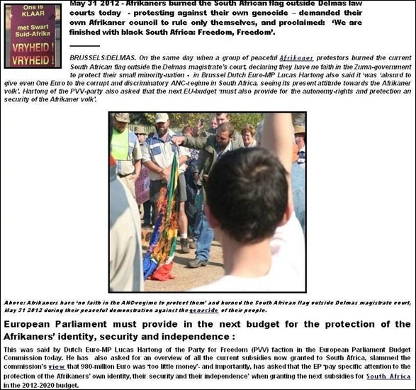 DELMAS COURT MAY 31 2012 FLAGBURNING BOTES DE GOEDE MURDERS SUMMARY DELMAS COURT MAY 31 2012 FLAGBURNING BOTES DE GOEDE MURDERS SUMMARY
