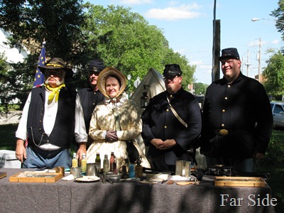 Civil War re enactors Civil War re enactors