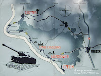 Gozdowice -tablica nt. Rejonu Pamięci Narodowej