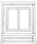 studio 2, 2003, pencil on paper, 21 x 18 in.