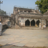 The courtyard of the temple. This western entrance was a later addition. This is a double storey gate which was perhaps used as a residence as well.