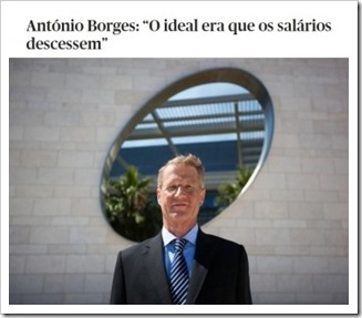 O salário de António Borges. Mar. 2013