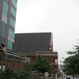 Bryan walking toward the Ryman Auditorium in Nashville TN 09042011