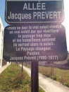 Plaque Jacques Prevert