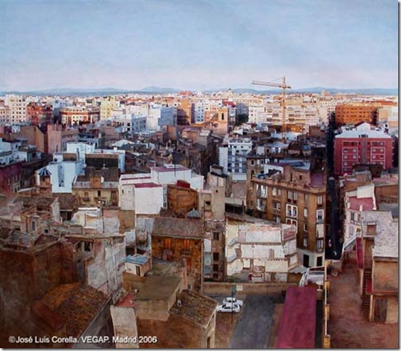 Paisaje urbano-Jose-Luis-Corella-ENKAUSTIKOS Paisaje urbano-Jose-Luis-Corella-ENKAUSTIKOS
