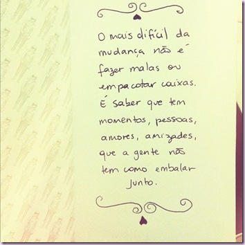 mudança mudança