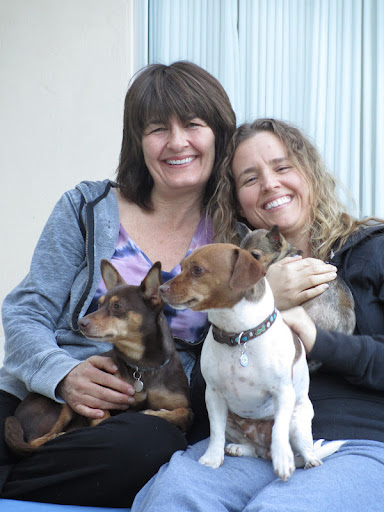 Shawne and Leigh could not be happier with their crew of adopted critters!