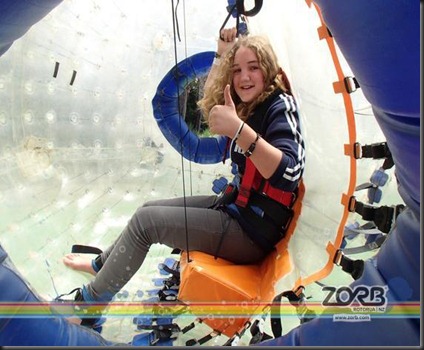 Hannah at Zorb