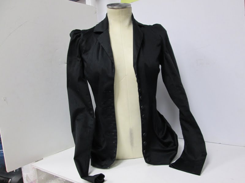  Betsey Johnson Lace Up Corset Style Jacket