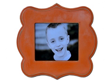 Orange Scallop Frame