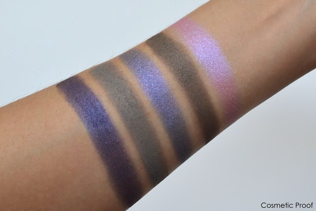 Mary Kay Sapphire Noir Eye Color Palette Swatches
