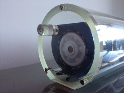 Helix clock gearing mechanism, left side of Helix clock