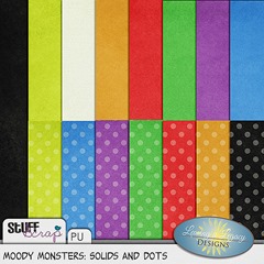 Moody Monsters Solids and Dots