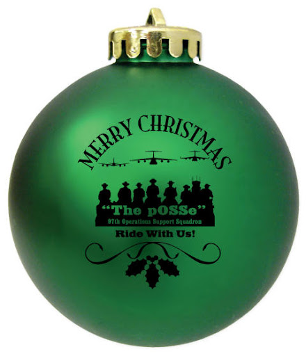 Operation Support Squadron Christmas Ornament  customized  at http://www.fundraisingornaments.com