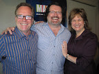 Andrew Dornenburg and Karen Page with their guest, chef Terrance Brennan.