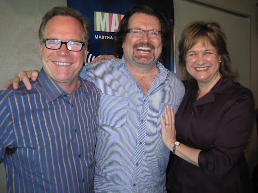 Andrew Dornenburg and Karen Page with their guest, chef Terrance Brennan.