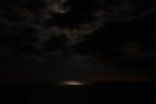 Moonlight over the sea