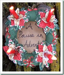 Pause in Advent Logo from Floss