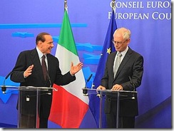 Berlusconi e VanRompuy