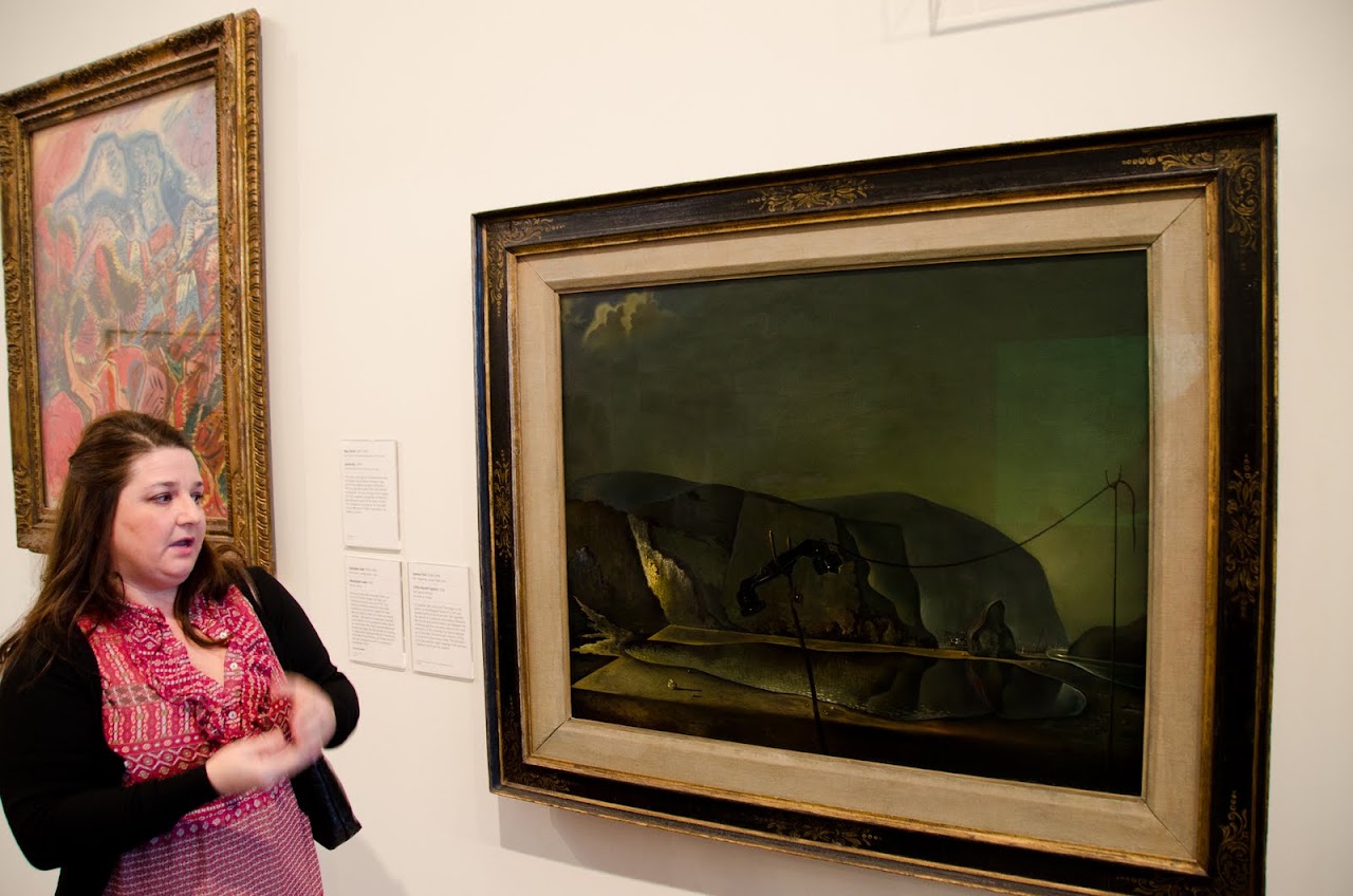 Eowyn explaining artwork