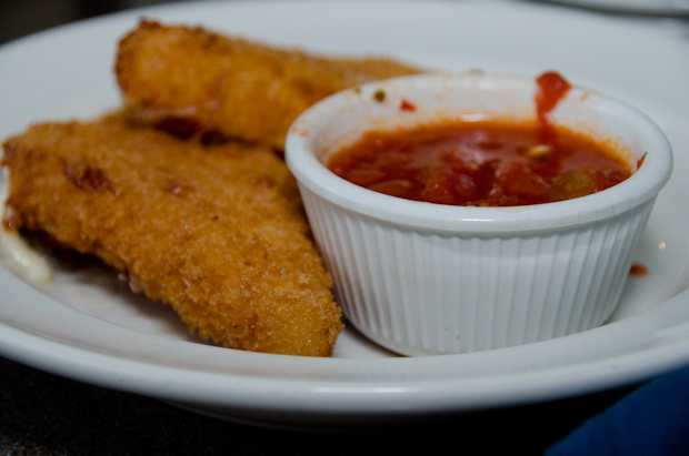 Panko crusted mozzarella