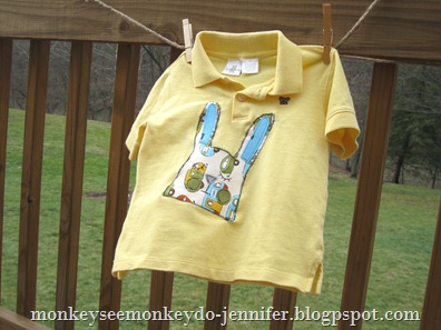 boys' shirt with bunny applique (12) boys' shirt with bunny applique (12)